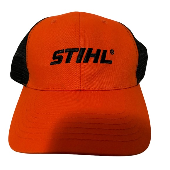 stihl Other - Unisex Adult Stihl Trucker Cap in Orange and Black